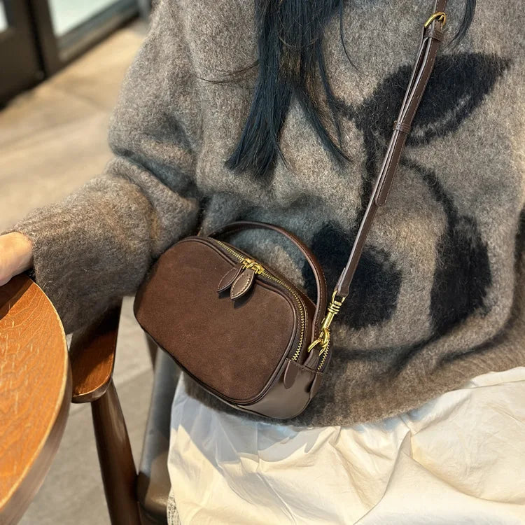 LIZAKOSHT  -  Vintage Shoulder Bag for Women Faux Suede Leather Female Handbags small ladies messenger Crossbody Bags Sac A Main bolsos