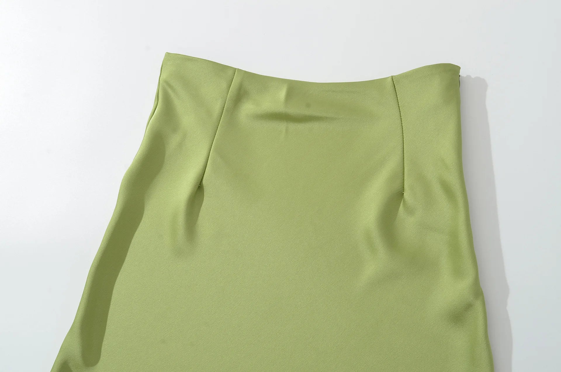 LIZAKOSHT  -  Summer High Waist Mini Women's Skirt Elegant Women Satin New Style High Waist Fish Tail Half Skirt Women Office Women's Skirts