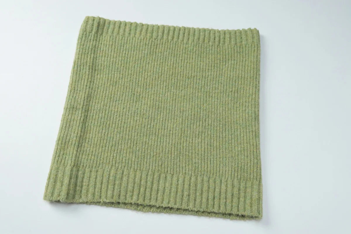 LIZAKOSHT  -  Woman Clothing Solid Green Knitted Corset Y2K Streetwear 2025 Autumn Female Sweater Tank Tops Sexy Slim Vest Crop Top