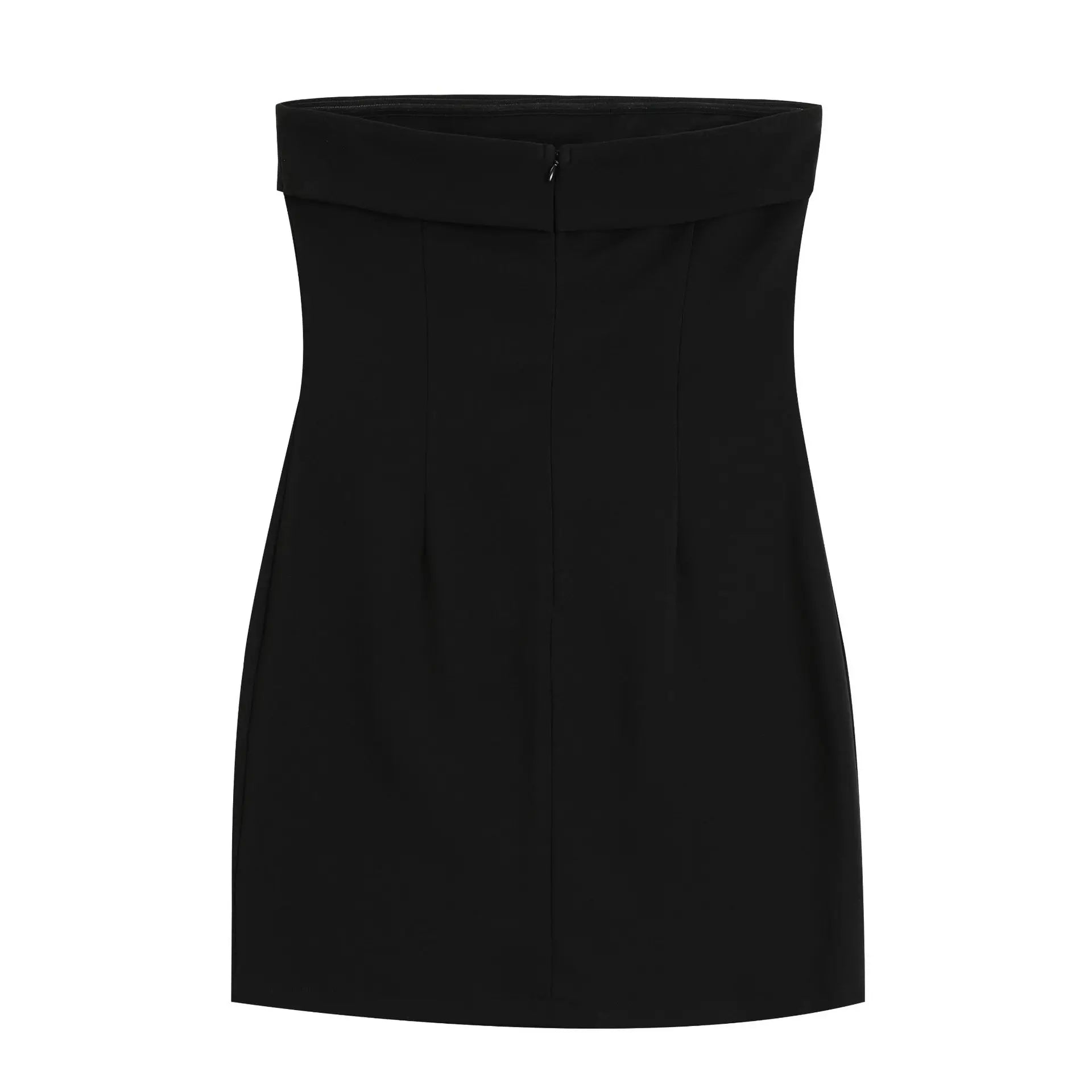 LIZAKOSHT  -  Summer Tube Top Short Skirt Backless Slim Temperament Elegant Women's Dress