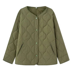 LIZAKOSHT  -  Fashion Casual Commuting Jacket Women Parkas Long Sleeve Padded Coat Woman Warm Winter Woman Coats Season Jacket for Women