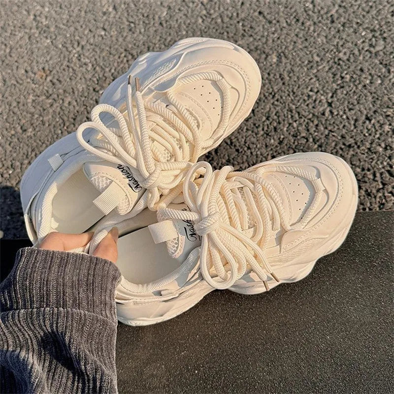 LIZAKOSHT  -  Womens Trainers Sneakers Platform Woman-shoes Summer Shoes Running Thick Sole Roses Mesh Casual Leisure Womens Sneakers Ten