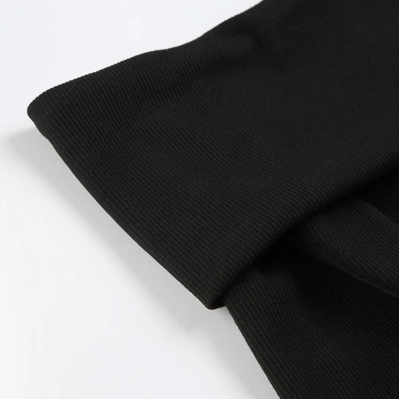 LIZAKOSHT  -  Elegant Fashion Casual Solid Playsuits Slim Slash Neck Long Sleeve Rompers Women Autumn Spring Streetwear Ladies