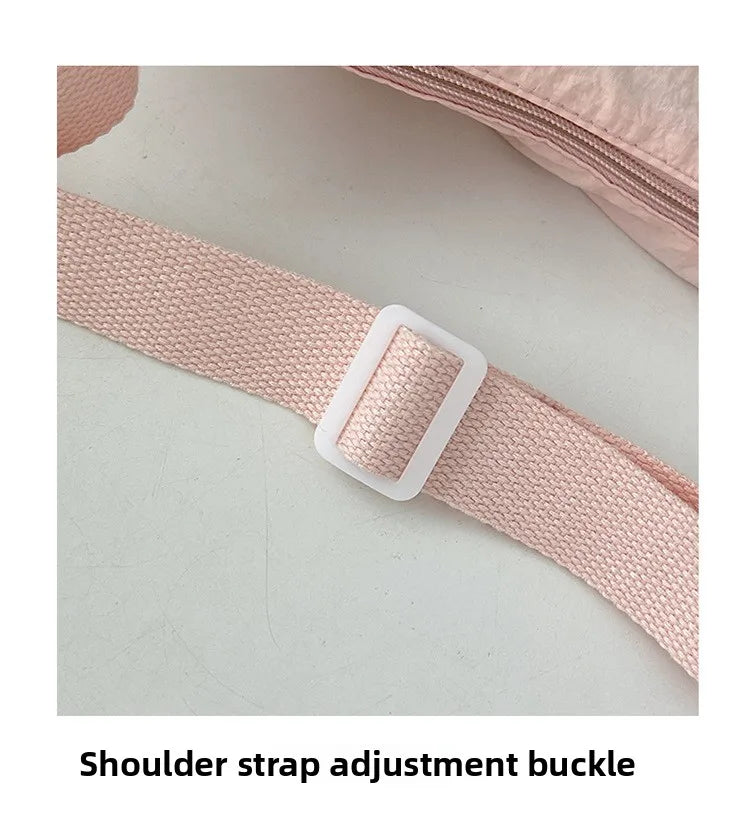 LIZAKOSHT  -  Japan Style Women Crossbody Bag New Casual Nylon Letter Composite Bag Simple Large Capacity Canvas Single Shoulder Tote Bag