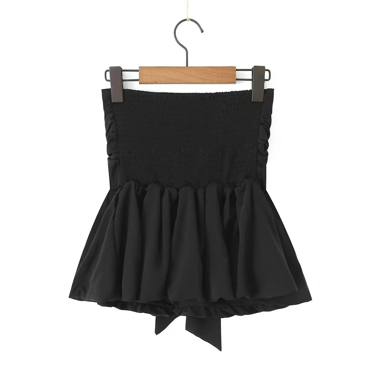 LIZAKOSHT  -  Ins sweet spice girl sexy knotted lace-up wrapped top women's 2025 summer new pure temperament sleeveless tube top