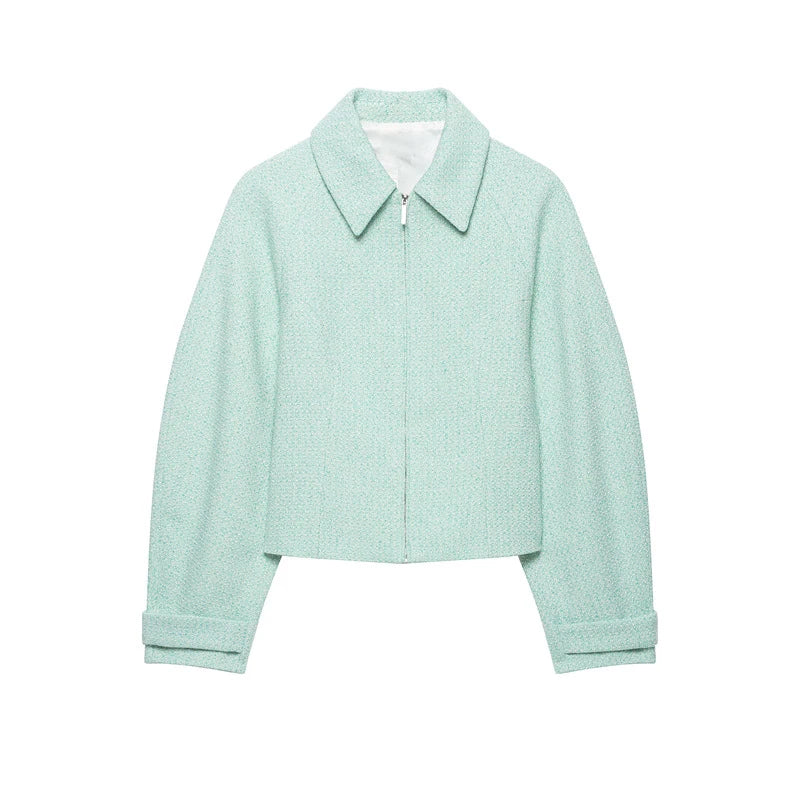 LIZAKOSHT  -  O-Neck Single Breasted Octopus Cardigan Woman Long Sleeve Loose Stitch Short Knit Jackets Casual Versatile Women's New Cardigans