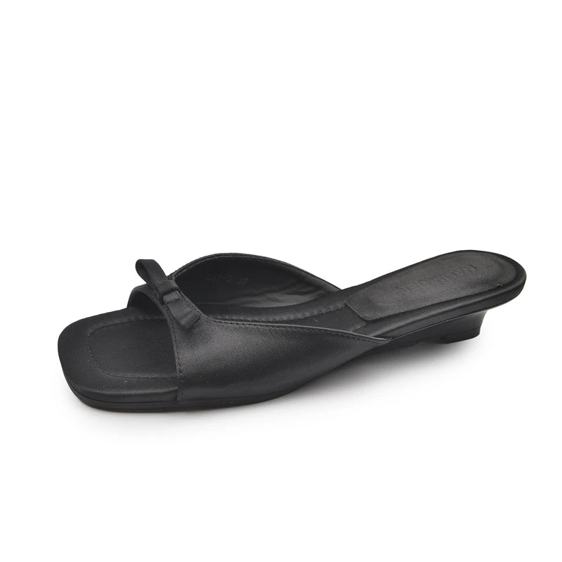 LIZAKOSHT  -  Summer Women Casual Open Toe Slippers Fashion Comfort Wedges Heel Beach Vacation Slides Shoes