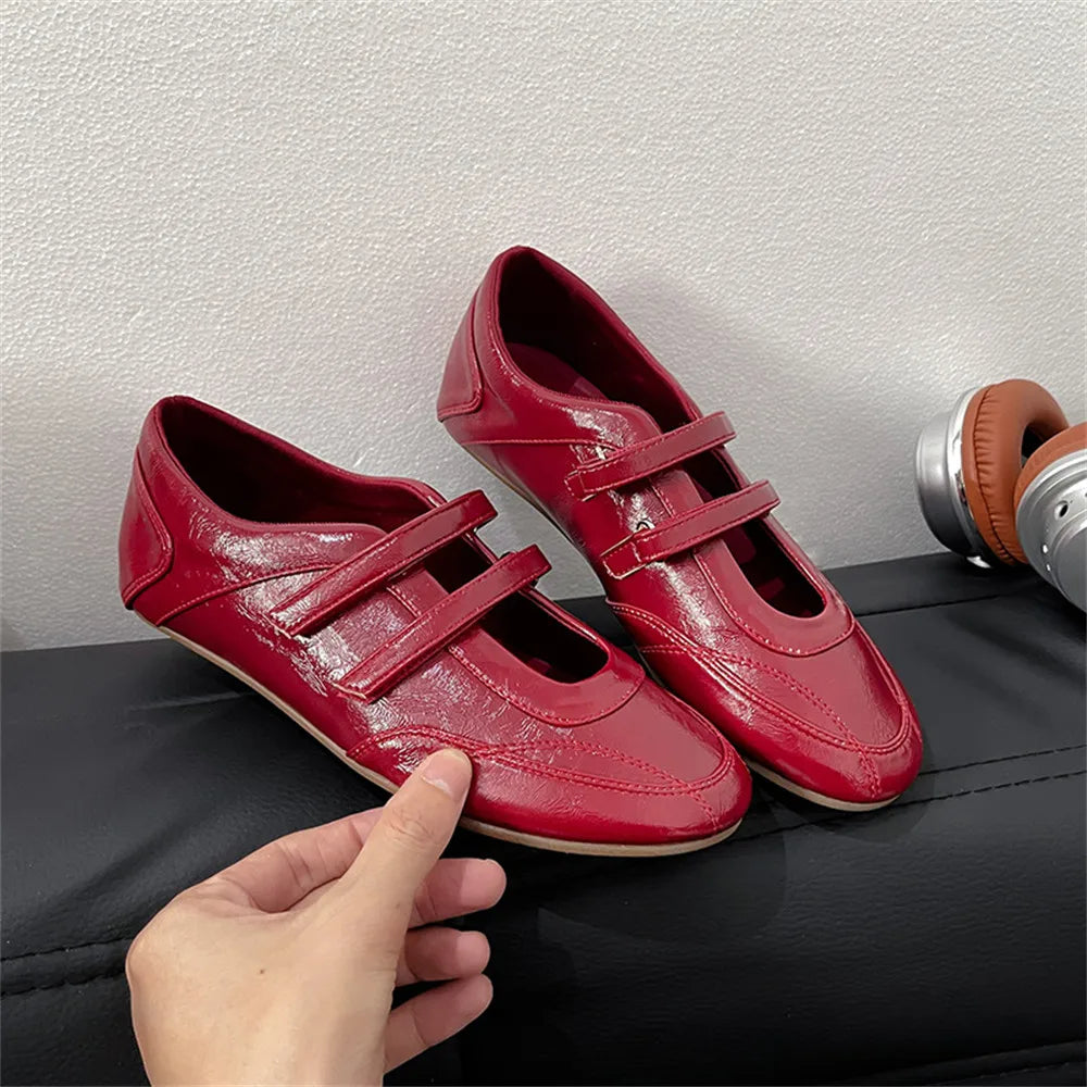 LIZAKOSHT  -  Leisure Ballet Flats Shoes Women Casual Sneakers Trend Summer Brand Designer Walking Cozy Dress Mary Jane Shoes Mujer