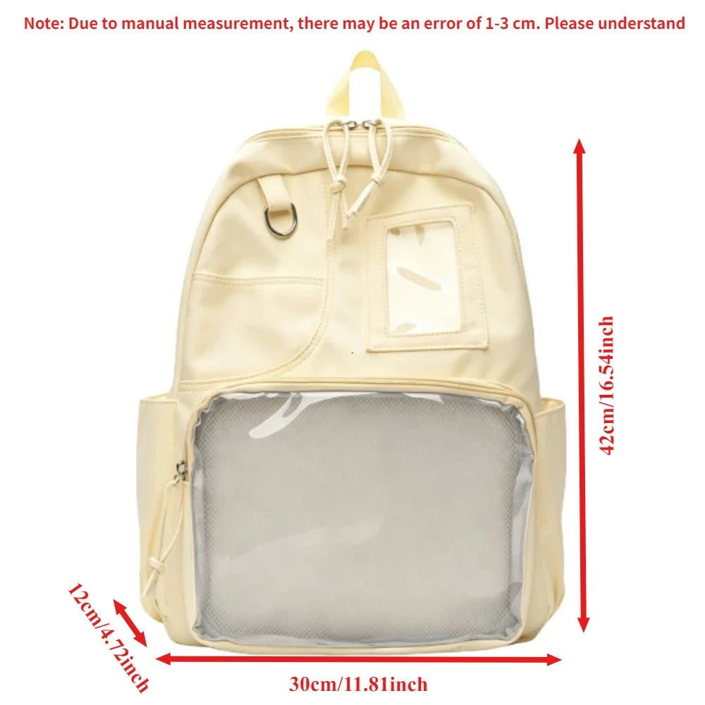 LIZAKOSHT  -  Japanese College Style Fashionable Backpack for Students Large Capacity Backpack for Women Highvalue Outdoor Backpack Рюкзак