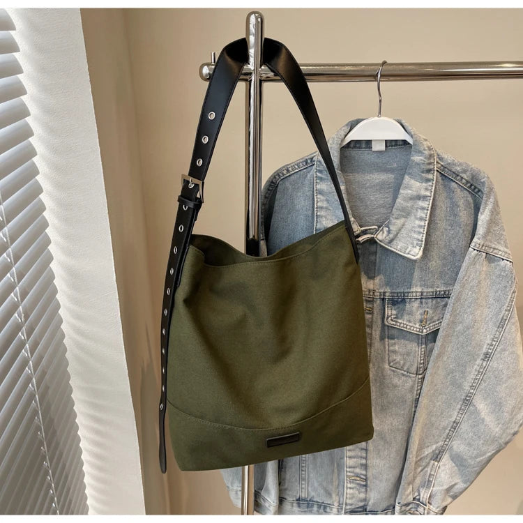 LIZAKOSHT  -  Casual Versatile oulder Bag for College Girls 8-20 Years Old Crossbody Commuter Bag Magnetic Bule Closure Large Size