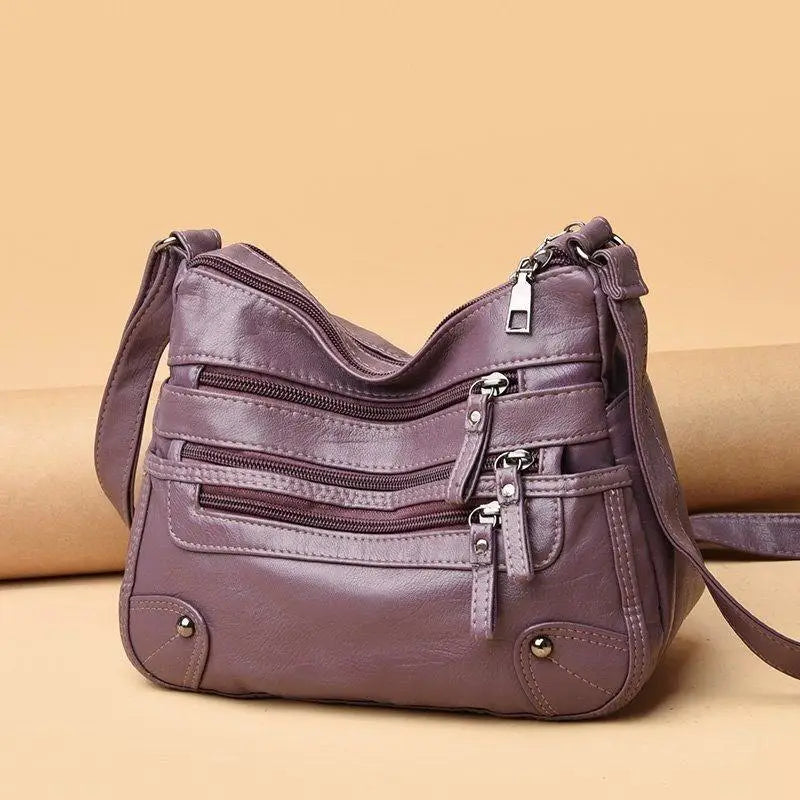 LIZAKOSHT  -  Soft Leather Crossbody Bag Women's Multi-ket oulder Bag ABENUOR Hobo Sle Spring 2026 Faion Trend