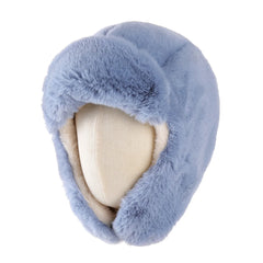 LIZAKOSHT  -   Women Men Winter Faux Fur Trapper Hat Warm Plush Earflap Hat Windproof Buckle Russian Ushanka Ski Snow Cap for Cold Weather