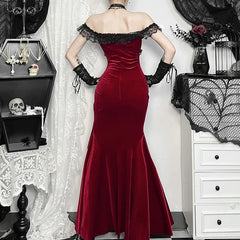 LIZAKOSHT  -  Sleeveless dress Sexy long dress youth red graduation dresses gothic designer women's clothing lolita cosplay dresses y2k cloth
