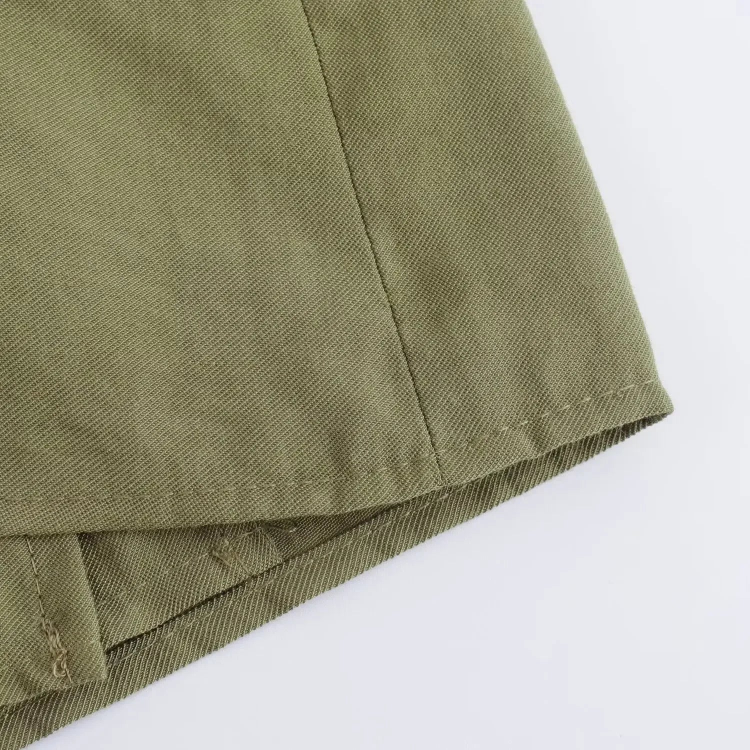 LIZAKOSHT  -  Women Solid Color Beach Mini Culottes New Fashion Asymmetric Knot High Waist Loose Skirt Culottes for Women Clothes Culottes