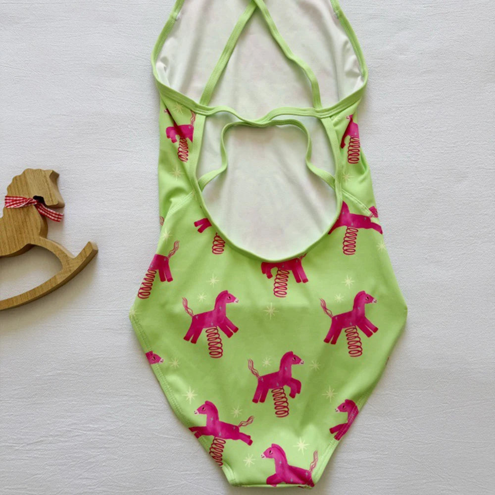 LIZAKOSHT  -  Women's One-Piece Swimsuit Bikini Swimsuit Professional Competition Training Sweet and Cute New Style Fashion Swimsuit for Girls