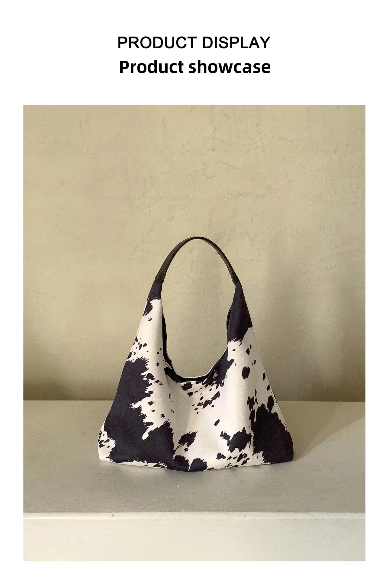 LIZAKOSHT  -  Fashion Cow Print Shoulder Bag Large Capacity High Quality Tote Bag Daily Commute Women Handbag Guangzhou High Quality Bag