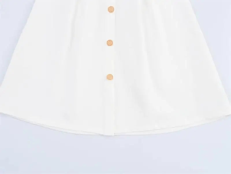 LIZAKOSHT  -  Dresses Summer Women's 2025 New Chic Slim Elegant Mini Dress Women's Street Leisure Holiday Youth Fashion Simple Dress