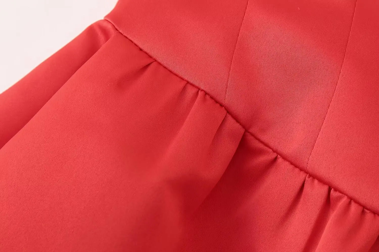 LIZAKOSHT  -  Spring New Women's Solid Color Pullover Sleeveless Short Satin Tube Top Dress