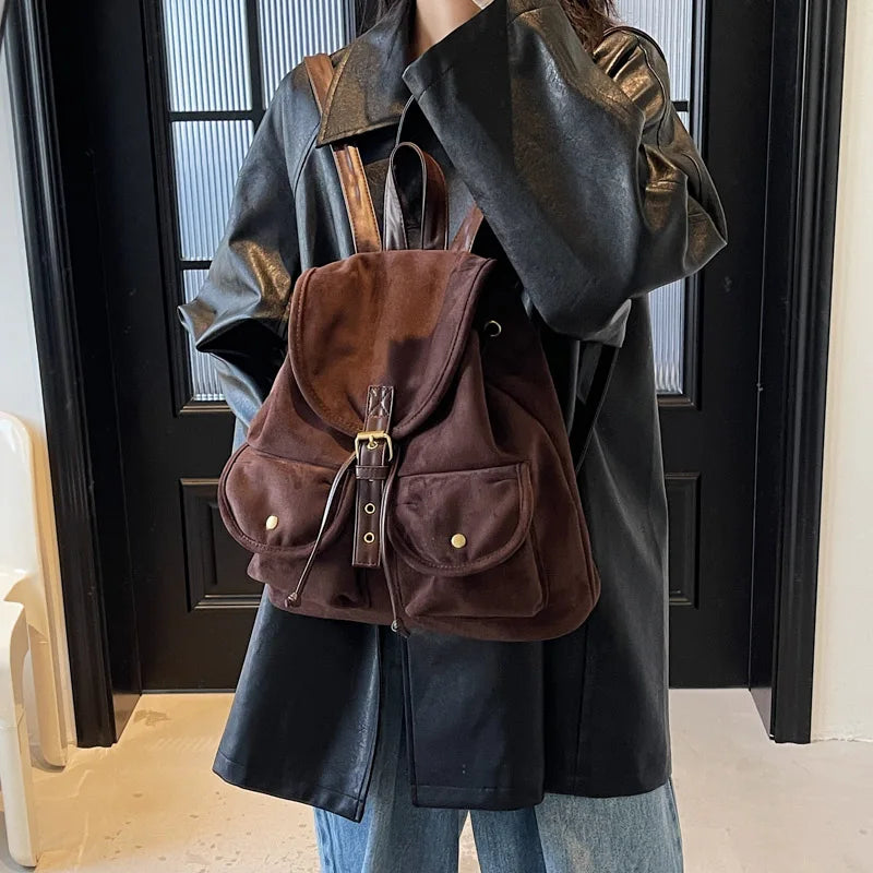 LIZAKOSHT  -  Retro Faion Women's Bapa Casual Commuter Bag Quali Texture oulder Bag England Sle No Brand Youth Pure Color