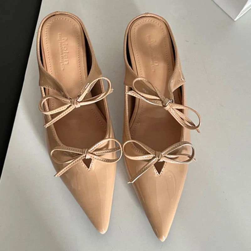 LIZAKOSHT  -  Fashion Mule Shoes Women Slippers Flat Heel Slides Casual Flip Flops Wedges Heels Sandal 2024 Brand Ankle Strap Mary Janes Mujer