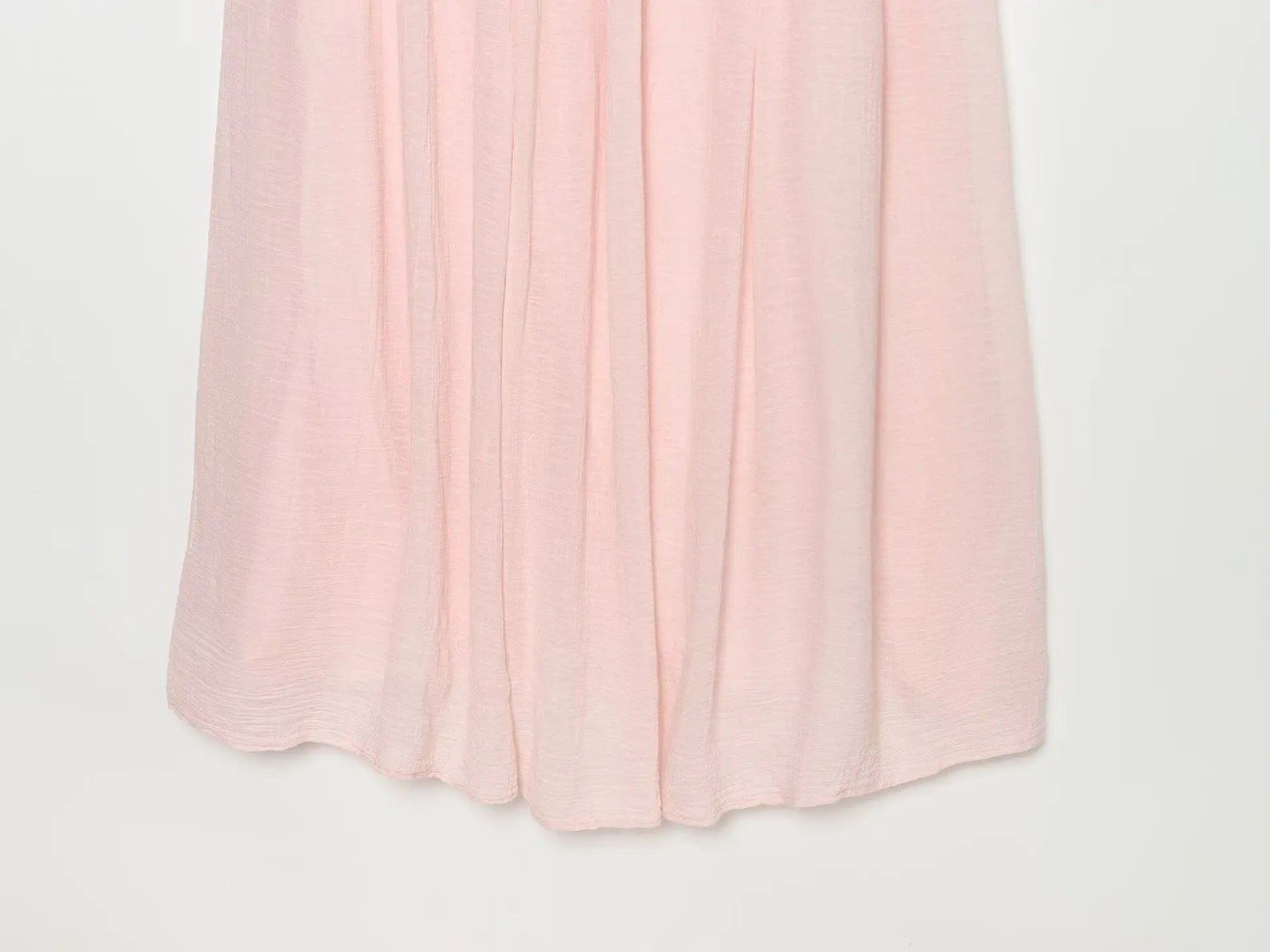 LIZAKOSHT  -  BOHO Women Wrinkled Pink Lacing Up Bow Strap Sling Dress O neck Loose Straight Midi Long Dresses Holiday Summer Sun Robe