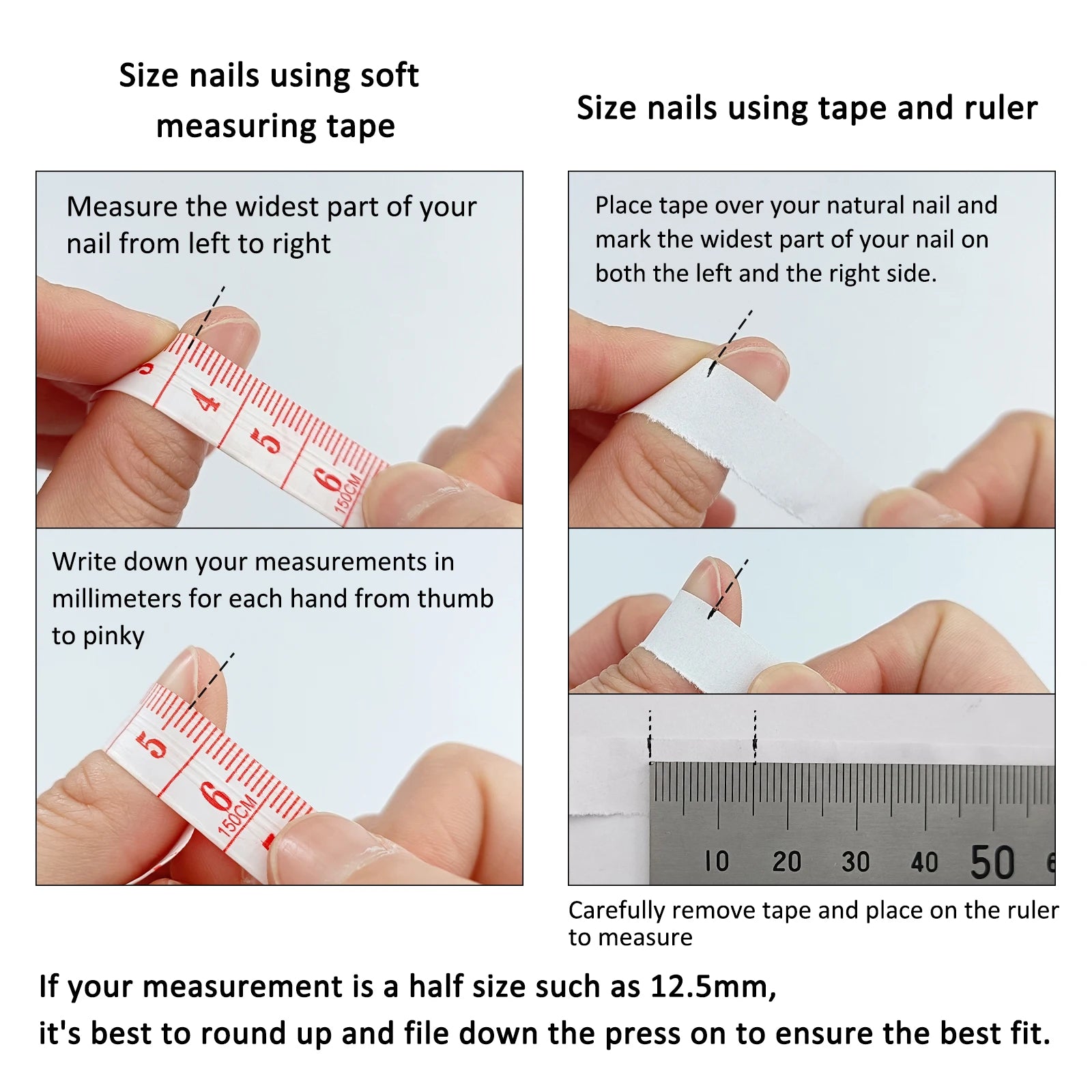 LIZAKOSHT  -  10pcs Handmade Anime Fake Press On Nails Professional Full Cover Japanese Decorated Manicuree With Bow Tie Wearable Nail Art Tip
