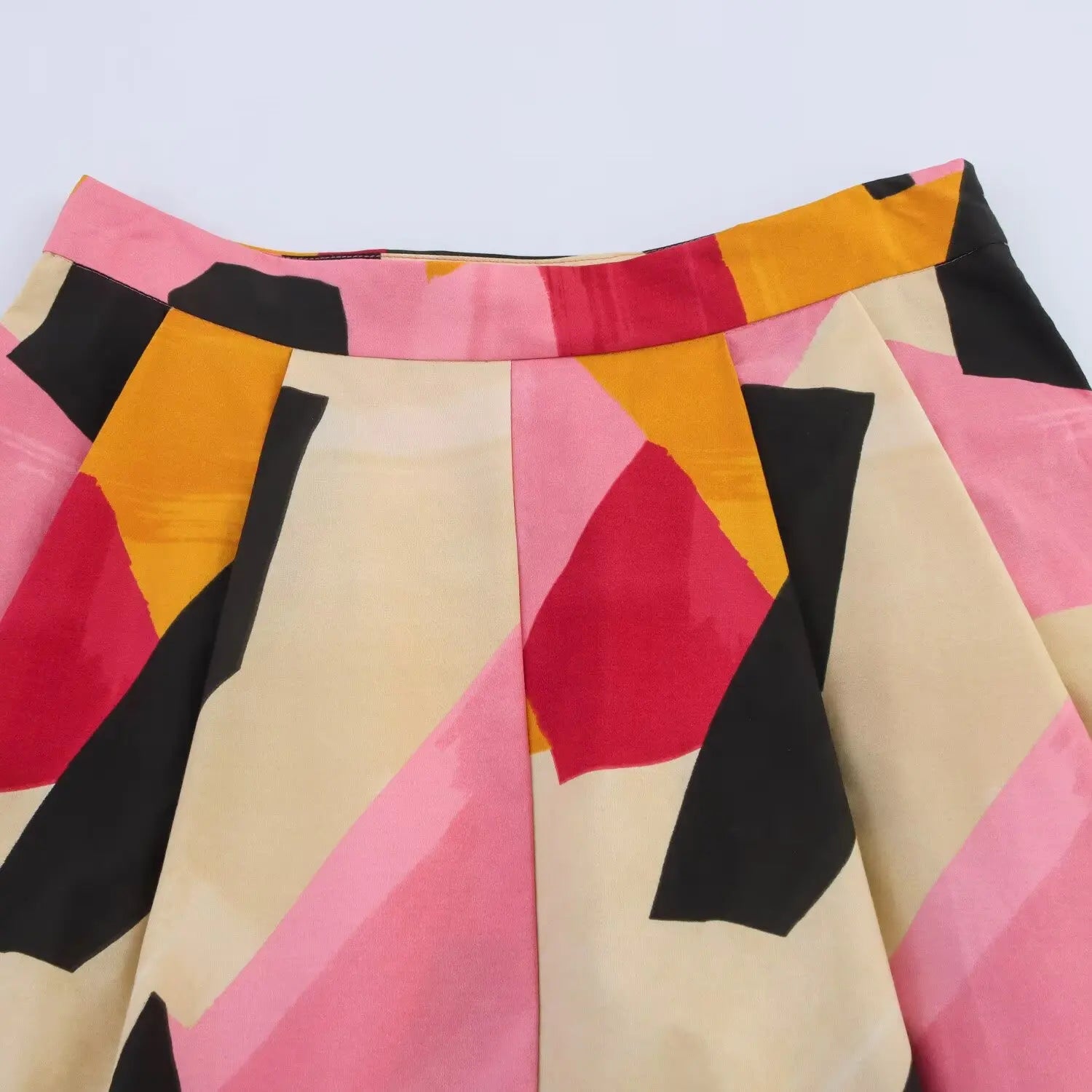 LIZAKOSHT  -  Women's Skirts Summer 2025 New Print Elegant Women's High Waist Skirts Chic Casual Joker Summer Travel Youth Skirts