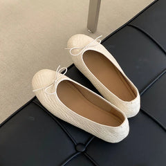 LIZAKOSHT  -  New Spring Autumn Fashion Round Toe Soft Dress Ladies Boat Shoes Casual Female Shallow Women Flat Slip On Shoes
