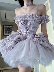 LIZAKOSHT  -  Lolita Heavy Industry Fishbone Escape Dress Adult Super Fairy Tube Top Female Summer Beautiful Temperament