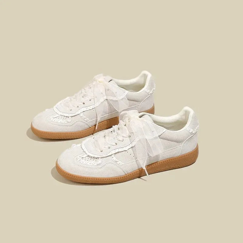 LIZAKOSHT  -  Korean Style Versatile Cute Dequn Shoes Women's New Small Popular Internet Celebrity Casual Sports Flat Shoes Lightweight