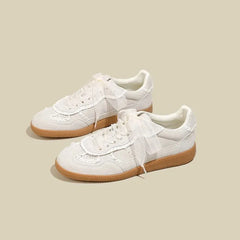 LIZAKOSHT  -  Korean Style Versatile Cute Dequn Shoes Women's New Small Popular Internet Celebrity Casual Sports Flat Shoes Lightweight