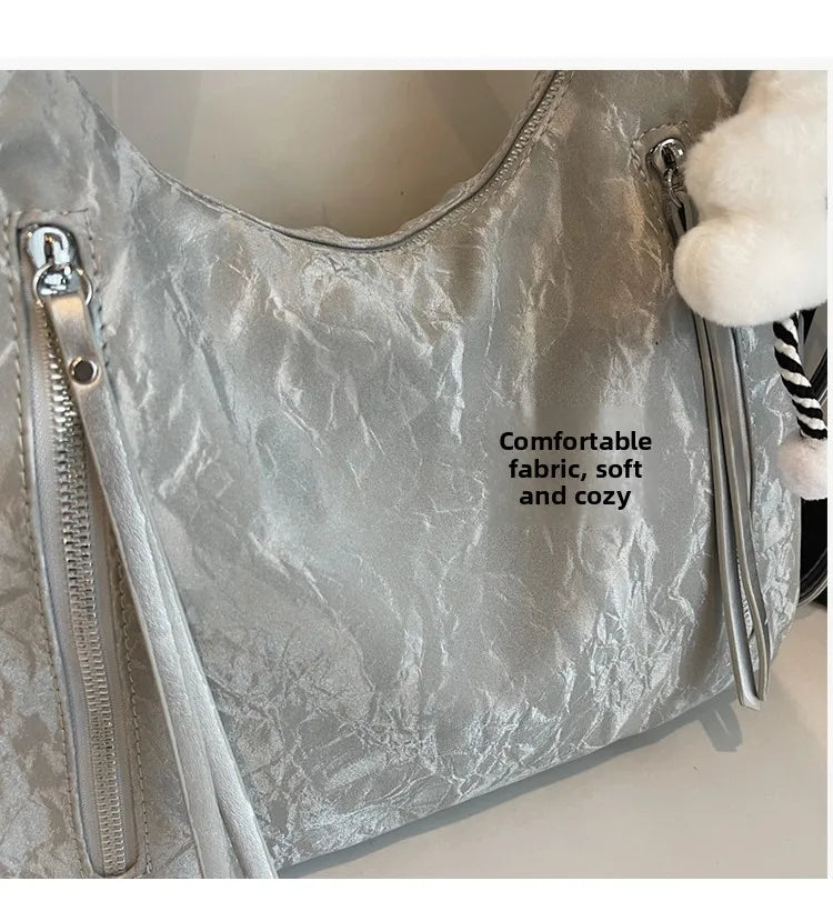 LIZAKOSHT  -  Large Capaci Women's oulder Tote Bag Casual Versatile Double Strap Bapa Multi-Functional Summer 2025 New Sle