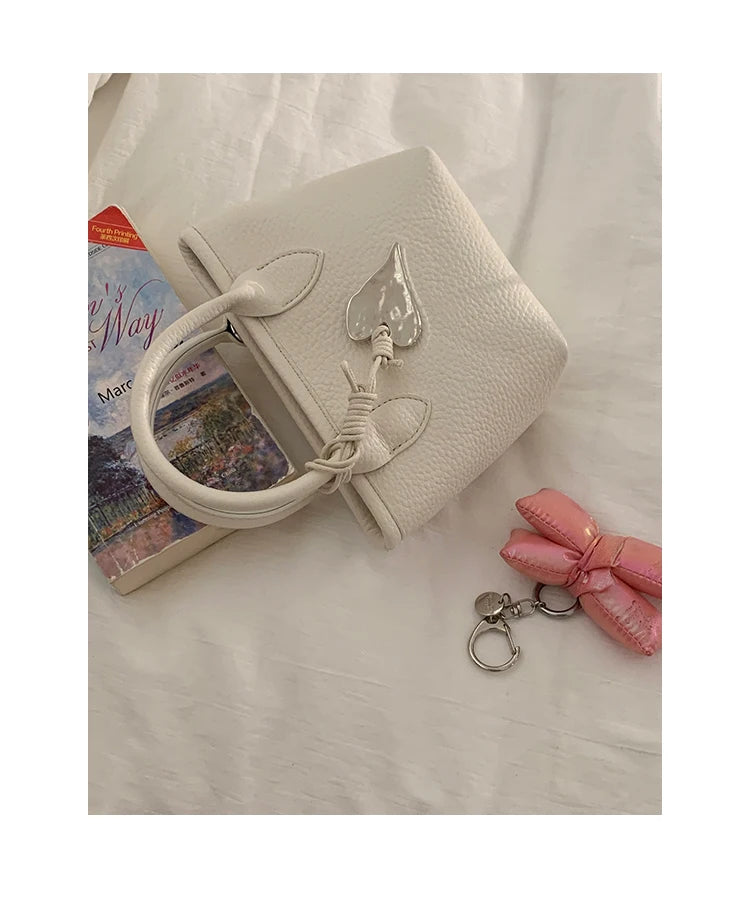 LIZAKOSHT  -  Summer  Handbag Women's Trendy Small Tote Bag Versatile oulder Crossbody Bag Soft PU Leather Daily Use Buet ape