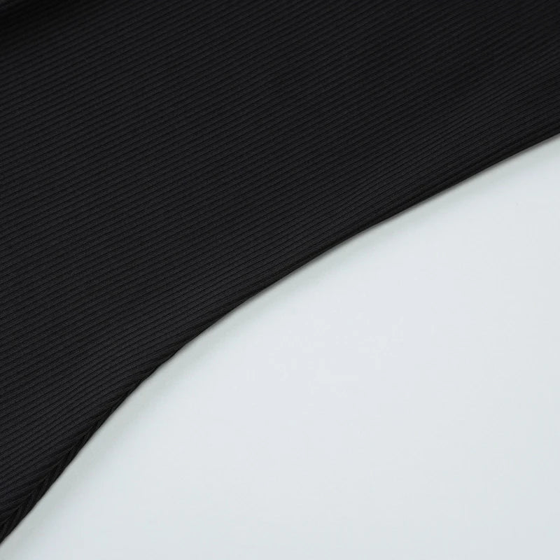 LIZAKOSHT  -  Temperament Halter Edge Curl Sleeveless Long Bodycon Solid Dress Tight Banquet Party Elegant Ladies Summer Backless Gowns