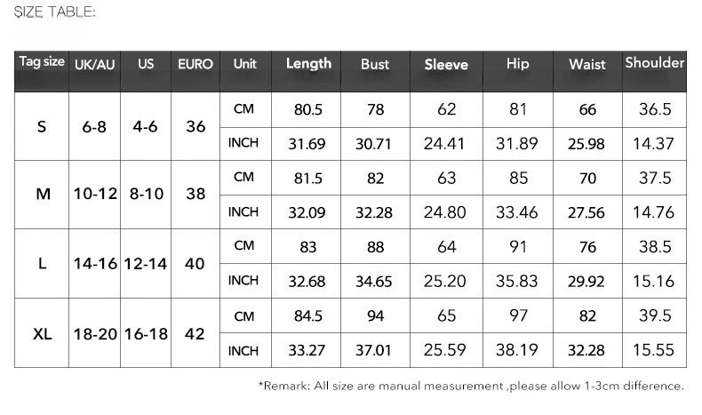  LIZAKOSHT  -  Women Low U Neck Front Buttons Long Sleeve Stretchy Casual Short Bodycon Dress