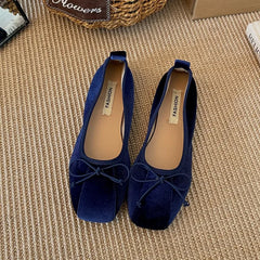 LIZAKOSHT  -  Spring New Brand Women Flat Shoes Fashion Round Toe Shallow Slip On Single Shoes Soft Flat Heel Outdoor Casual Boat Shoes