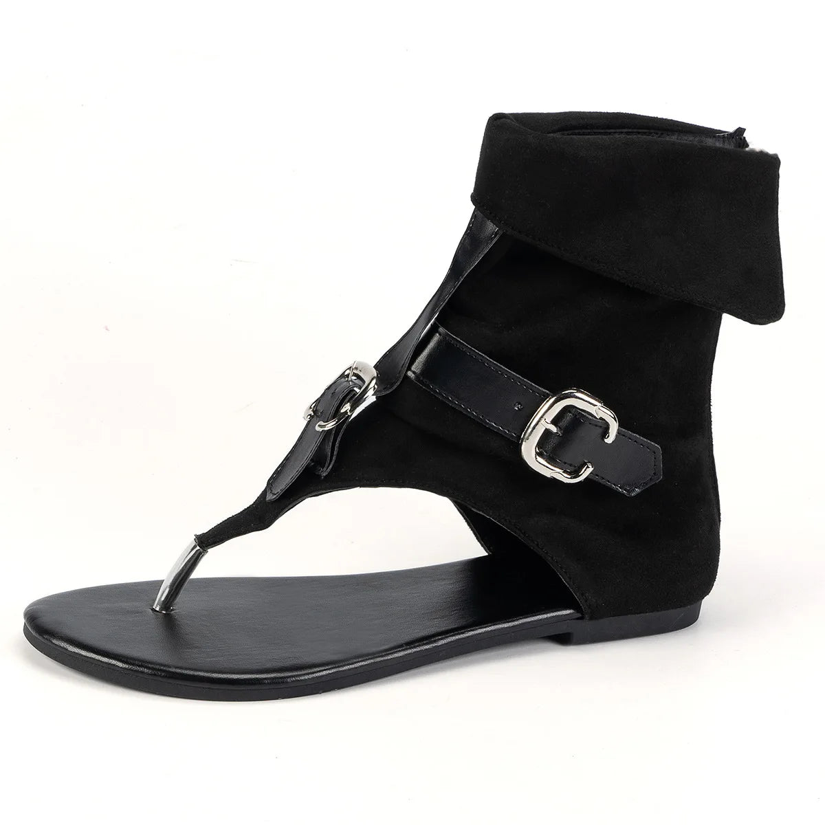 LIZAKOSHT  -  Women Sandals New Summer Clip Toe Roman Flip Flops Denim Buckle Flat Sandals Comfortable Casual Shoes for Women Zapatos De Mujer