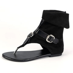 LIZAKOSHT  -  Women Sandals New Summer Clip Toe Roman Flip Flops Denim Buckle Flat Sandals Comfortable Casual Shoes for Women Zapatos De Mujer