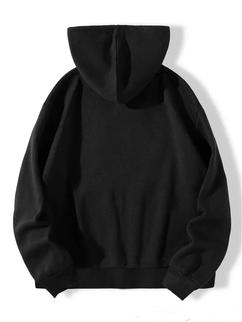 LIZAKOSHT  -  Thi Heartaped Printed Zipper Warm Hooded Cardigan Long Sve Mid-Length Polyester Women's Sweatirt Faion Autumn