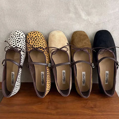 LIZAKOSHT  -  Fashion Buckle Strap Women Mary Janes Flats Dress Shoes Round Toe Female Flats Soft Ladies Lolita Shoes New Spring Autumn