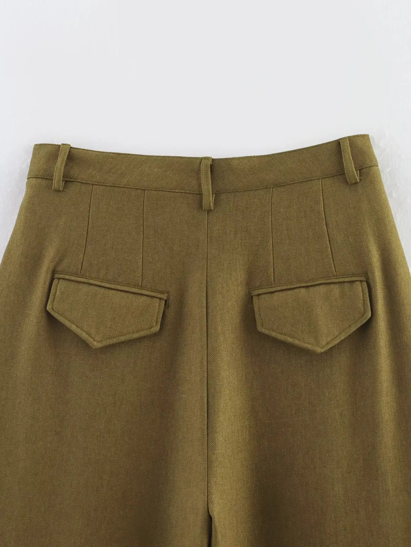 LIZAKOSHT  -  Spring and Autumn American Retro Three-dimensional Pocket Jacket High Waist Straight Pants Women's Suit