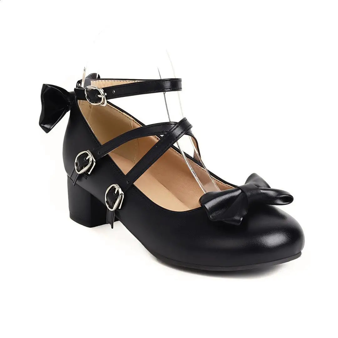 LIZAKOSHT  -  Big Size Shoes Woman Casual Heels Branded Pumps Chunky Sandals Round Toe Latest Large Straps Spring Comfortable Fashion Blo