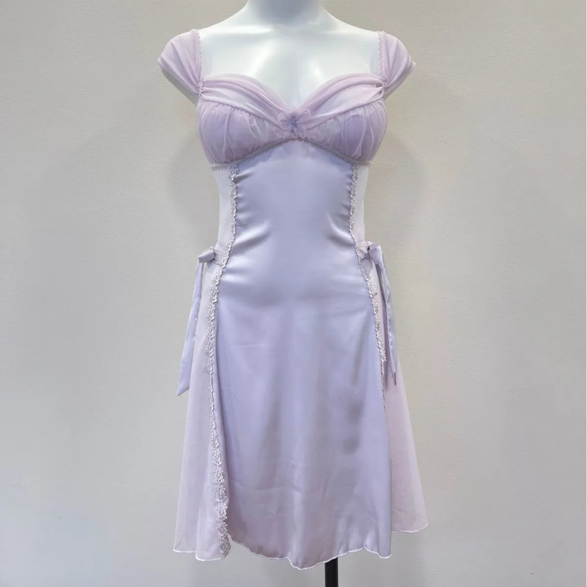 LIZAKOSHT  -  New Women's Nightgowns with Chest Pad Pleated Thin Suspender Nightdress Sexy Lingerie Close-fitting Slim Nightwear for Ladies