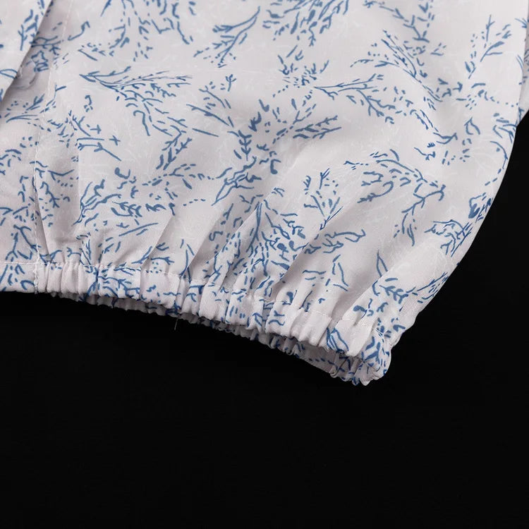 LIZAKOSHT  -  Commute Printed Female 2 Piece-Set Long Skirt Patchwork High Waist Short Top And Slim Maxi Skirt Sets New Women's Outfits