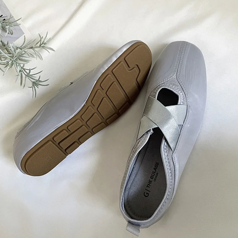 LIZAKOSHT  -  Leisure Ballet Flats Shoes Women Casual Sneakers Trend Summer Brand Designer Walking Cozy Dress Mary Jane Shoes Mujer