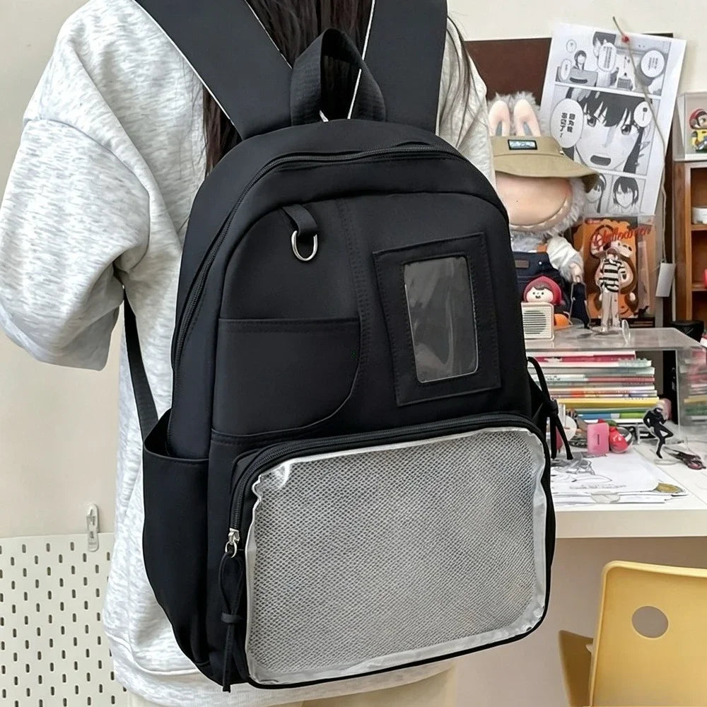 LIZAKOSHT  -  Japanese College Style Fashionable Backpack for Students Large Capacity Backpack for Women Highvalue Outdoor Backpack Рюкзак