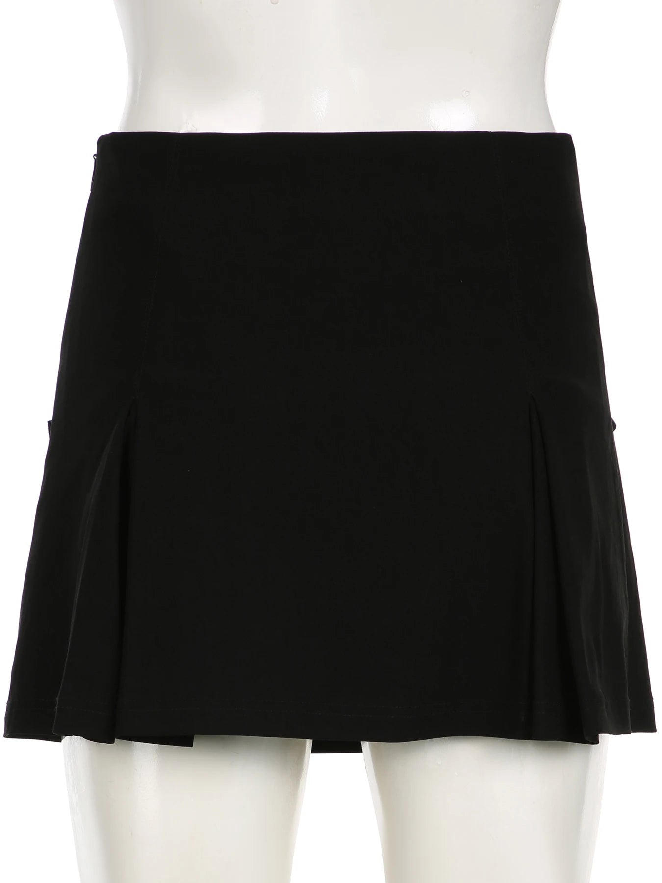LIZAKOSHT  -  Sweet Basic Bow A-Line Pleated Skirt Preppy Style Casual Slim Mid-Waisted Mini Skirts Women Summer Fashion Streetwear