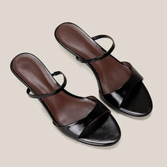LIZAKOSHT  -   French Style Minimalist Open Toe Flat Sandals Handmade Original Design Casual Slippers Comfort Summer Footwear for Women
