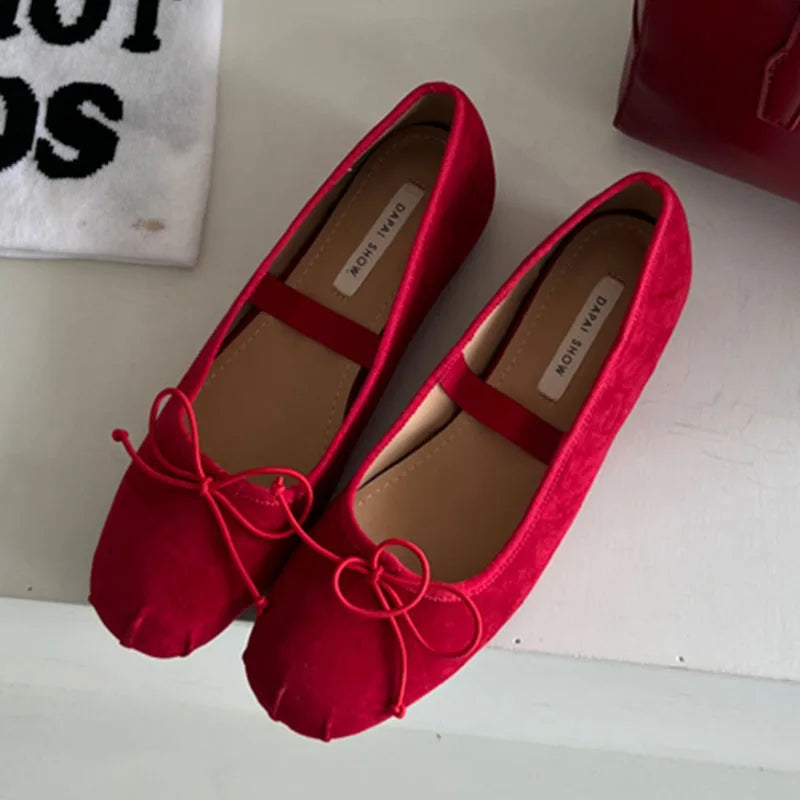 LIZAKOSHT  -  New Summer Flats Ballet Shoes Women Female Ballet Round Toe Mary Jane Fashion Leopard Print Ballerinas Soft Moccasins Mujer