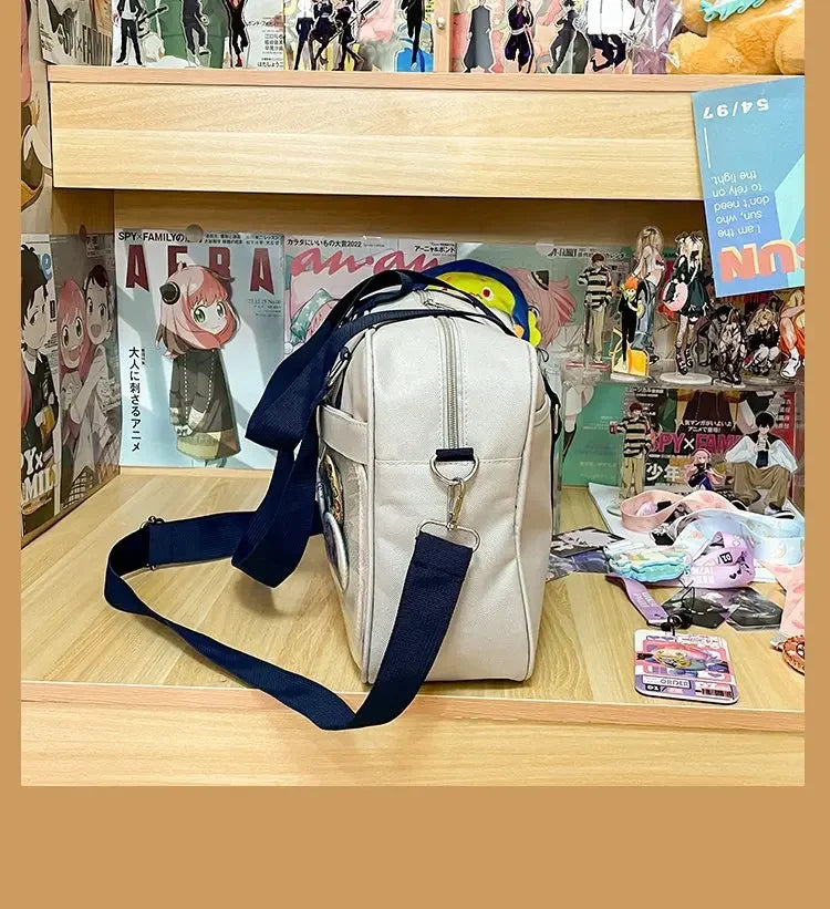 LIZAKOSHT  -  Japanese School Supplies JK Uniform Bag Two-dimensional Shoulder Slung Handbag Commuter Cereal and Pain Bag Shoulder Bag Women